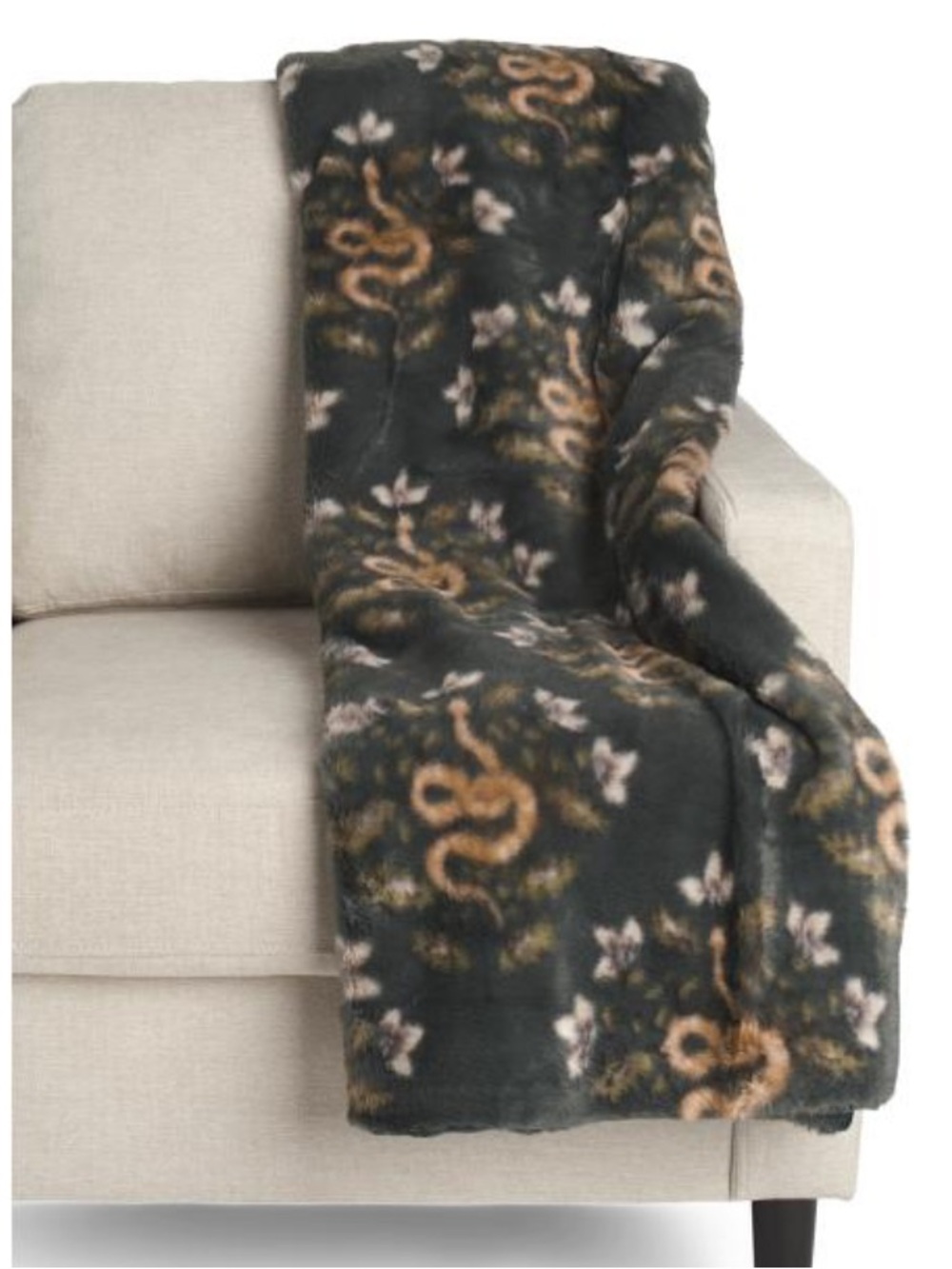 TAHARI Snake Pattern Throw